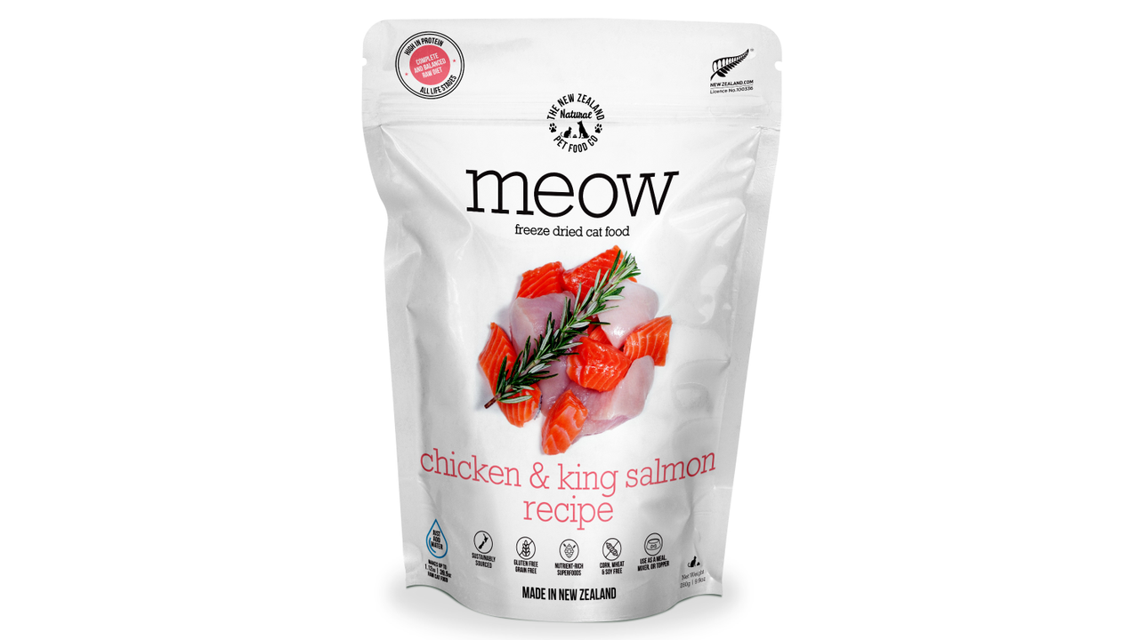 Meow Chicken and Salmon 280g Cat food 